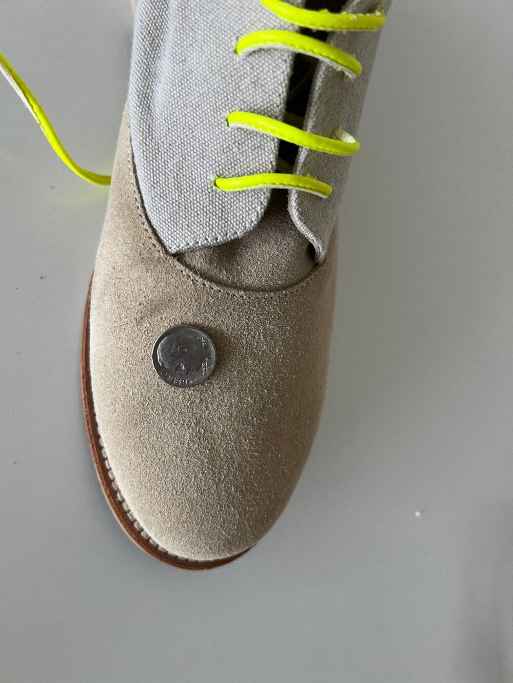 MM6 Maison Margiela Canvas & Suede Lace-Up Ankle Boots Size 39 – Unworn - Picture 12 of 12